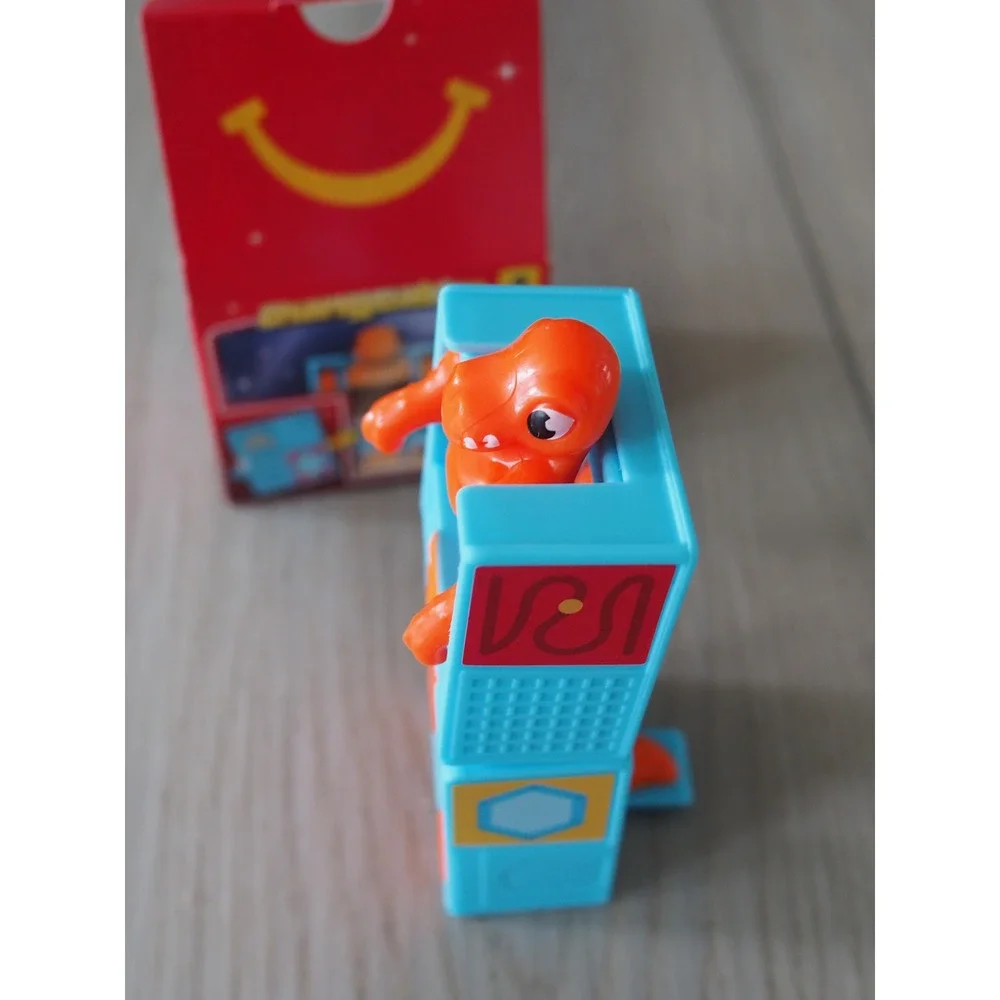 New McDonalds Changeables 2 Torrus Orange Blue Happy Meal Toy Robot Dinosaur